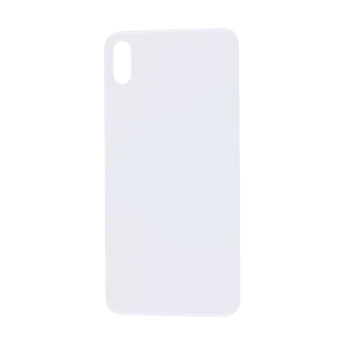 Bagsideglas til iPhone XS Max - Hvid - iHero