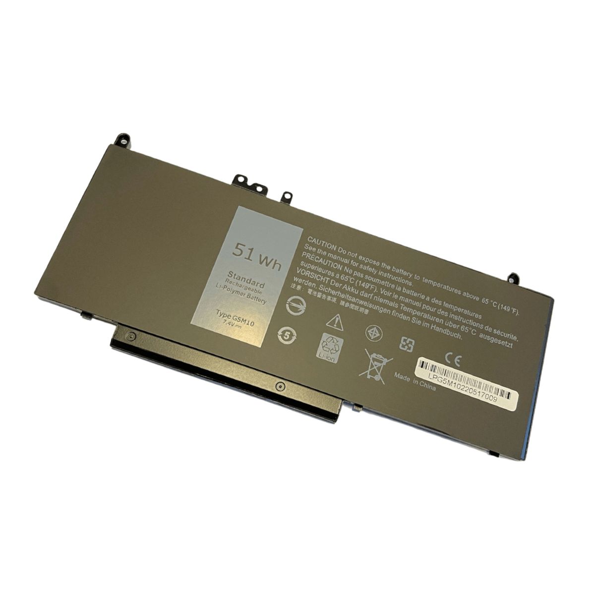 G5M10 Dell Latitude E5450 E5550 Batteri - iHero