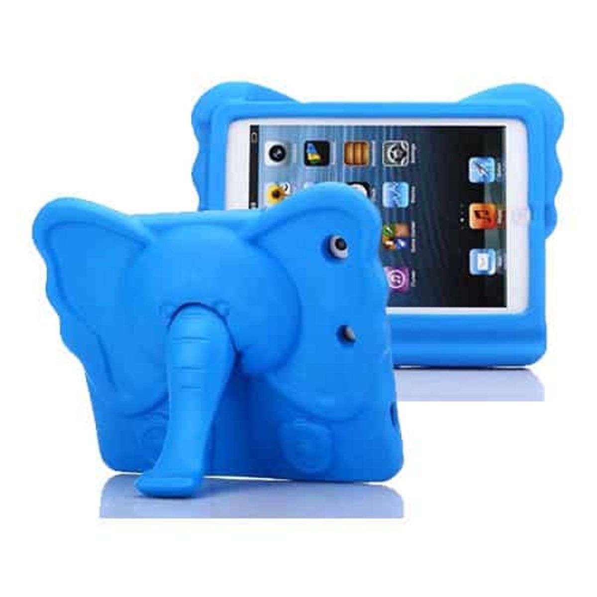 iPad AIR / AIR2 / Pro 9,7" Cover - Elefant Heii Kids - Blå - iHero