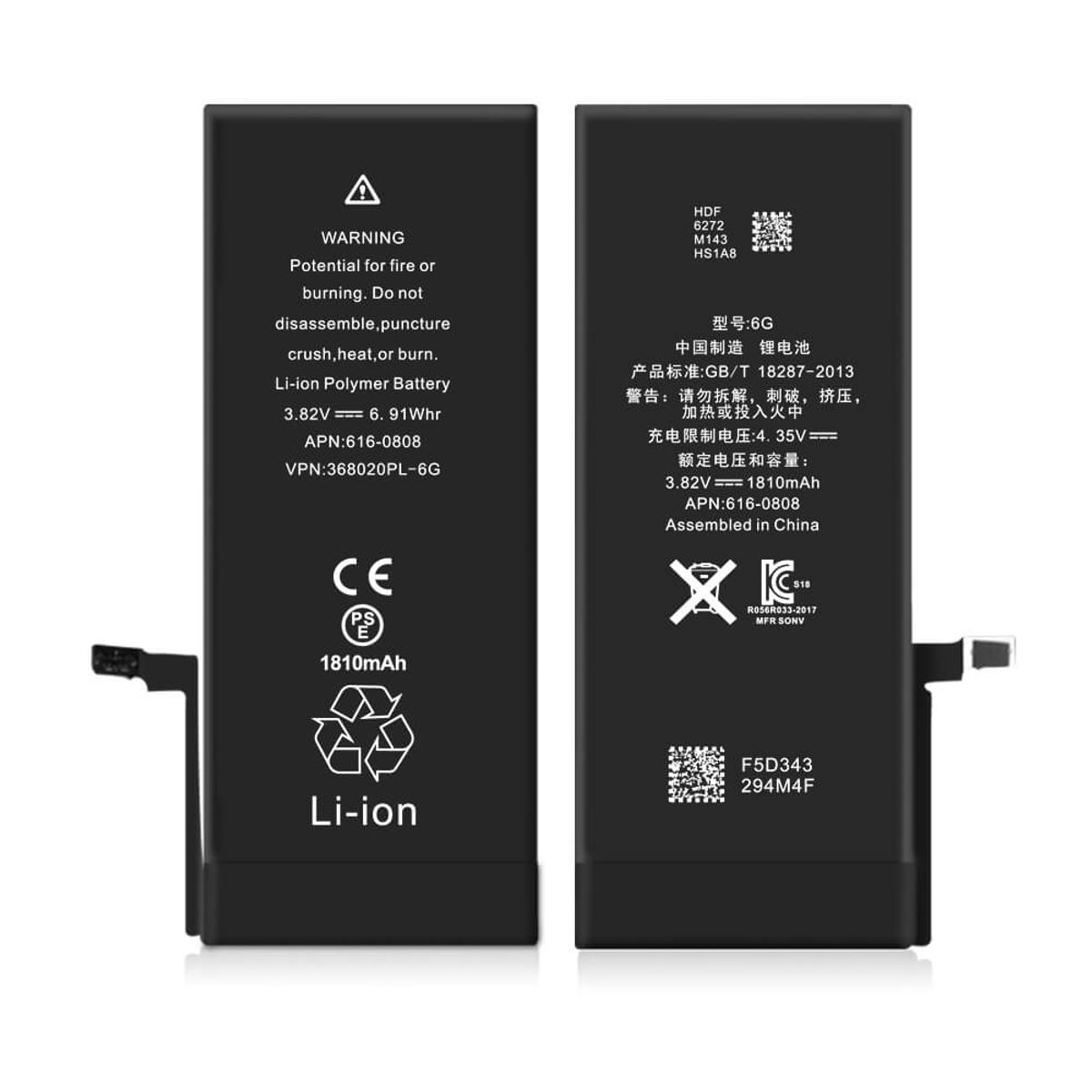 iPhone 6 Batteri - Original Kapacitet - iHero