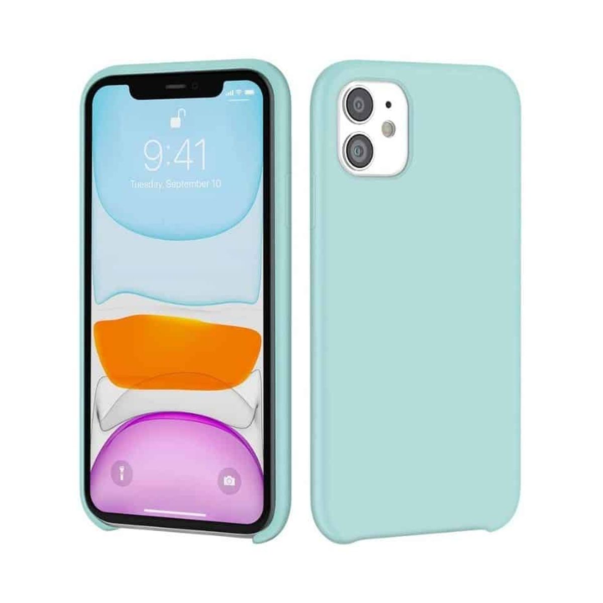 IPHONE 11 LIQUID SILIKONE COVER - Light Mint - iHero