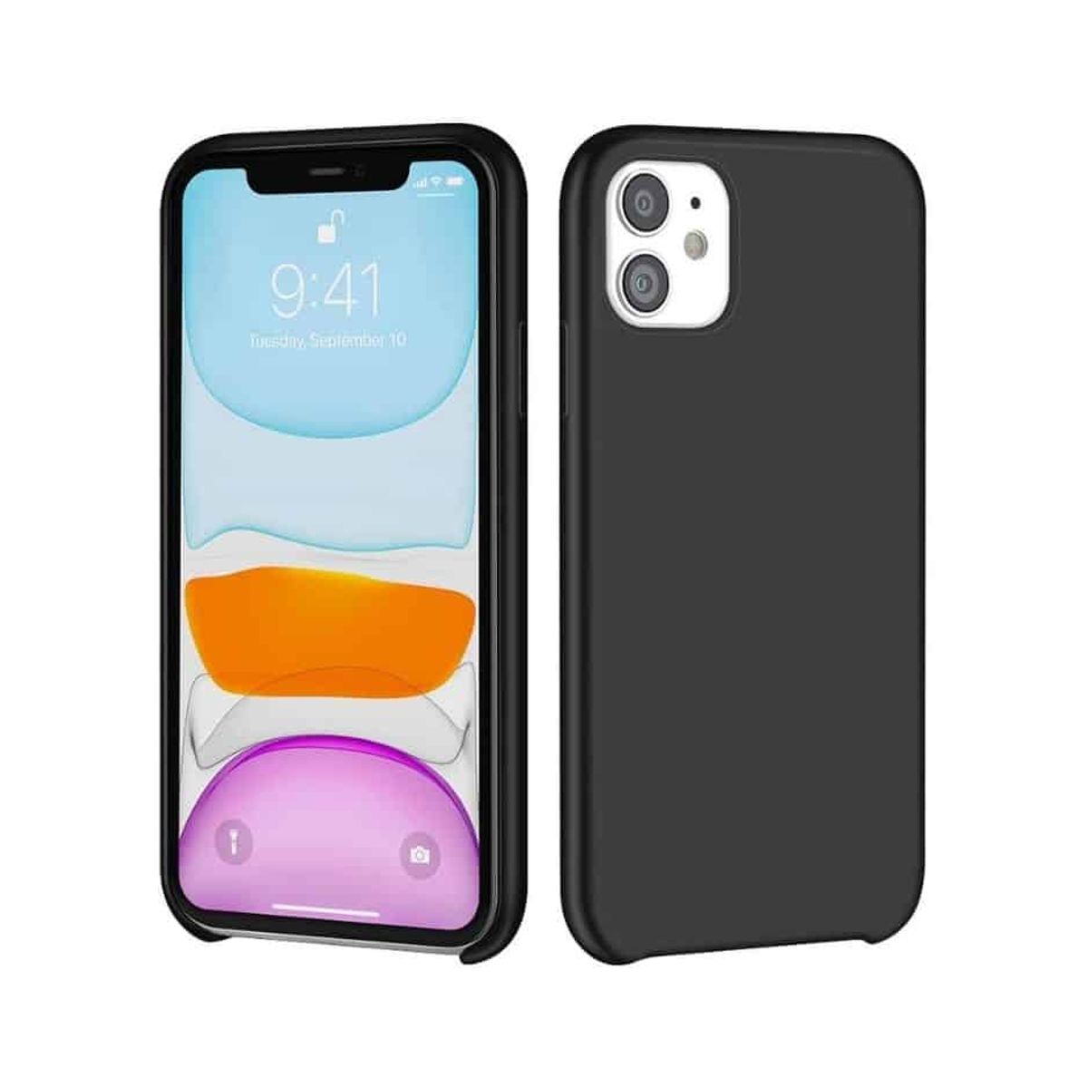 IPHONE 11 LIQUID SILIKONE COVER - Sort - iHero