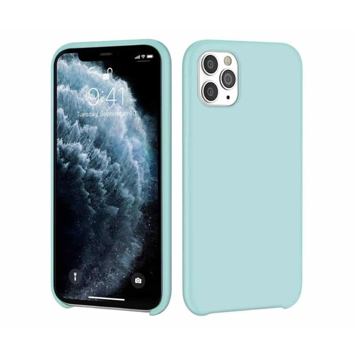 IPHONE 11 Pro LIQUID SILIKONE COVER - Light Mint - iHero