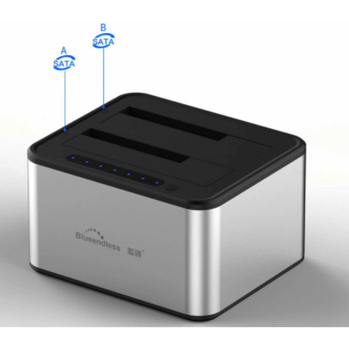 3.0 multi-Funktions Harddisk Dock Station, til 2.5"/3.5" harddiske - iHero