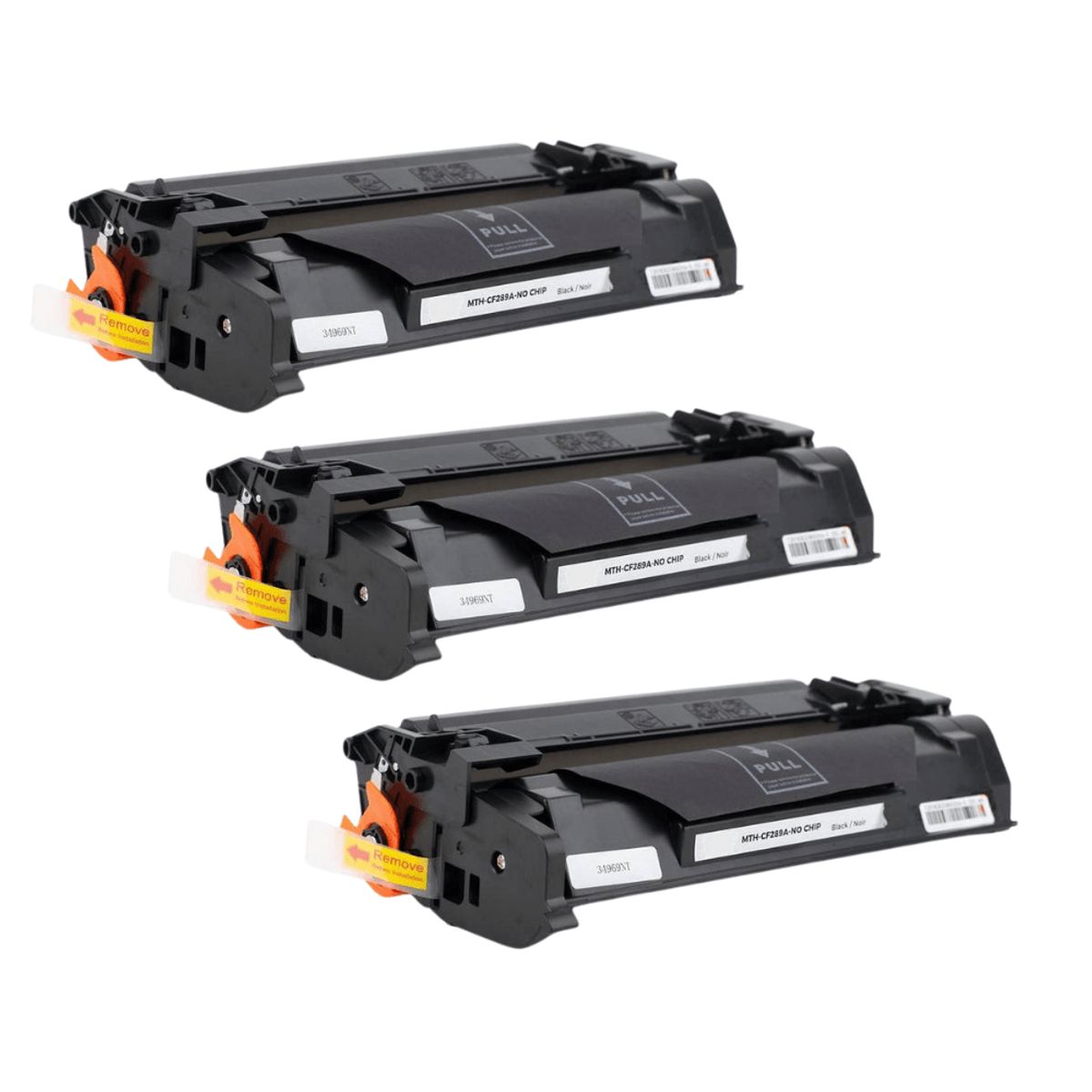 Pakke sæt 89A - 3x sort toner 15.000 sider alternativ CF289A