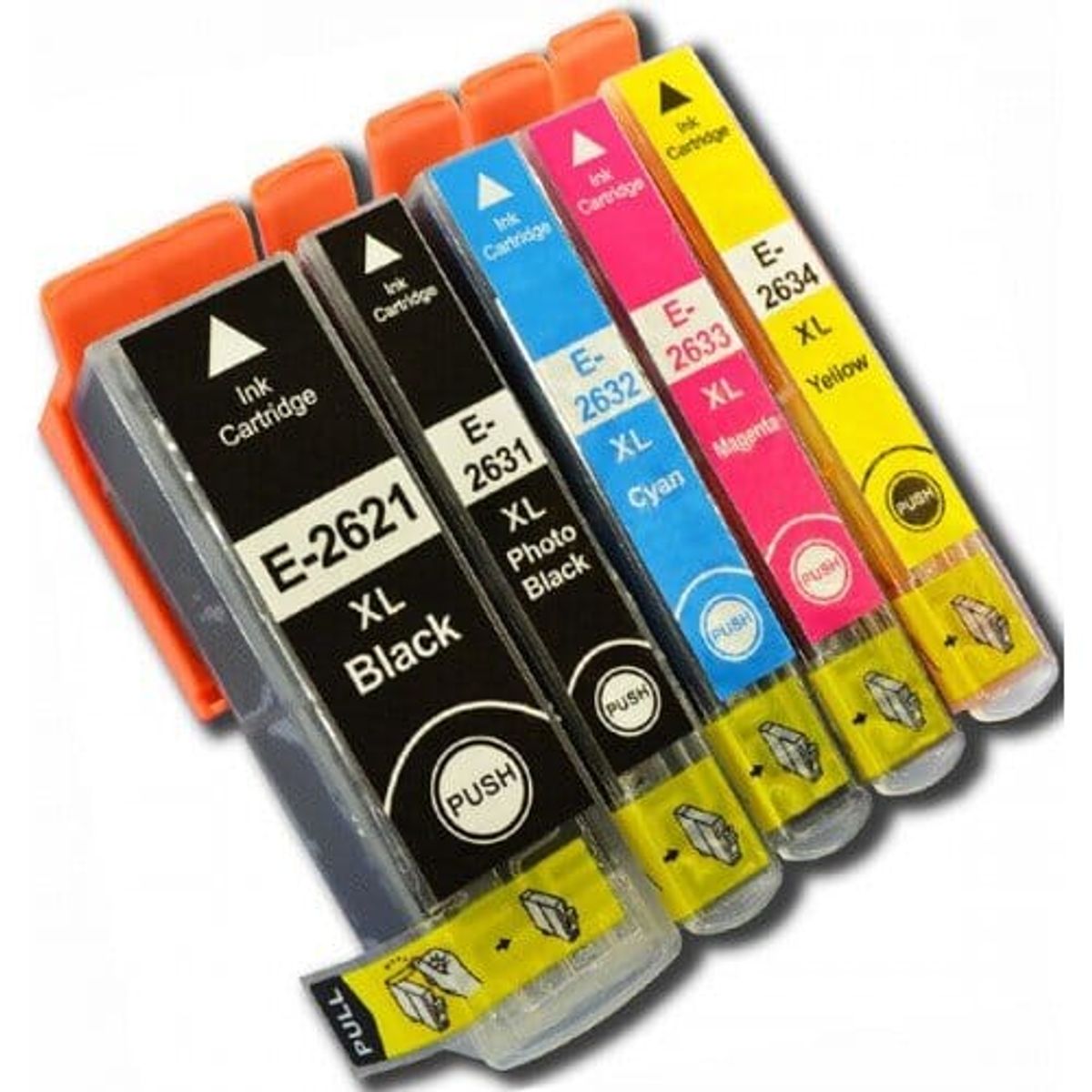 Pakke sæt Epson 26XL 5 farver PBK-BK-C-M-Y alternativ 65 ml