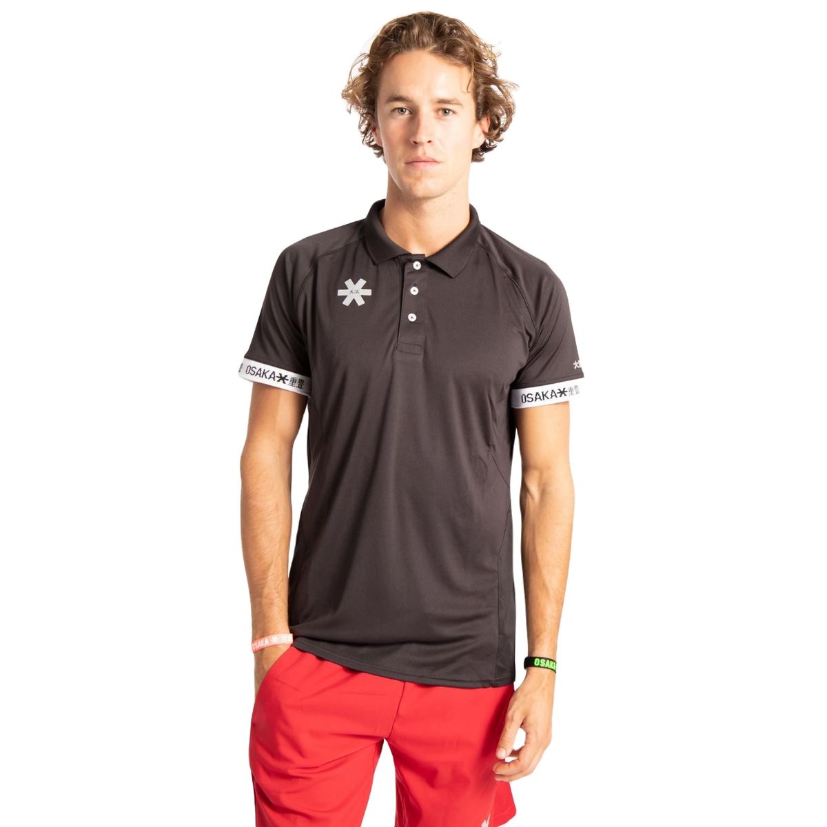 Osaka Men's Polo Jersey (Sort) - M