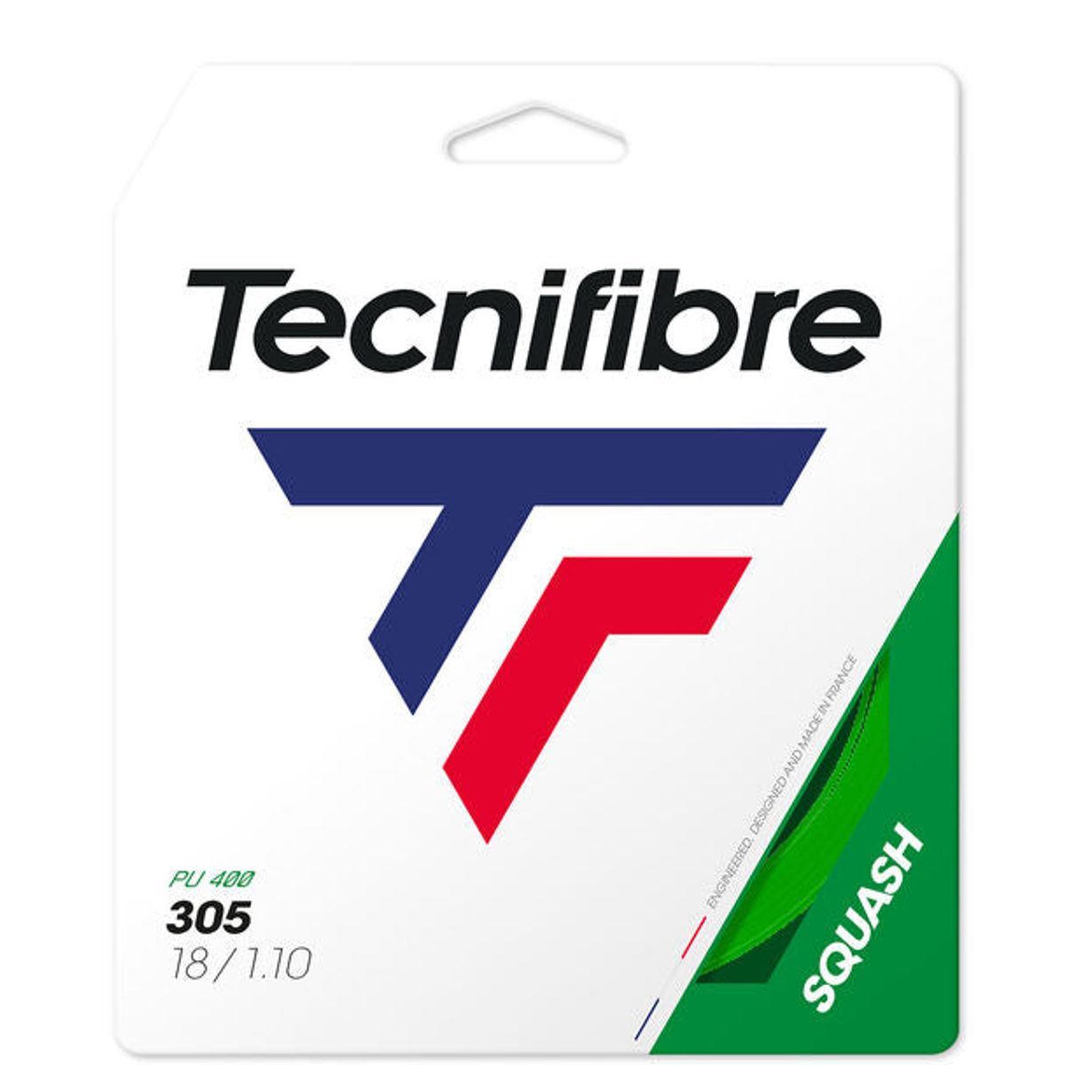 Opstrengning med Tecnifibre 305 1,20 (Grøn)