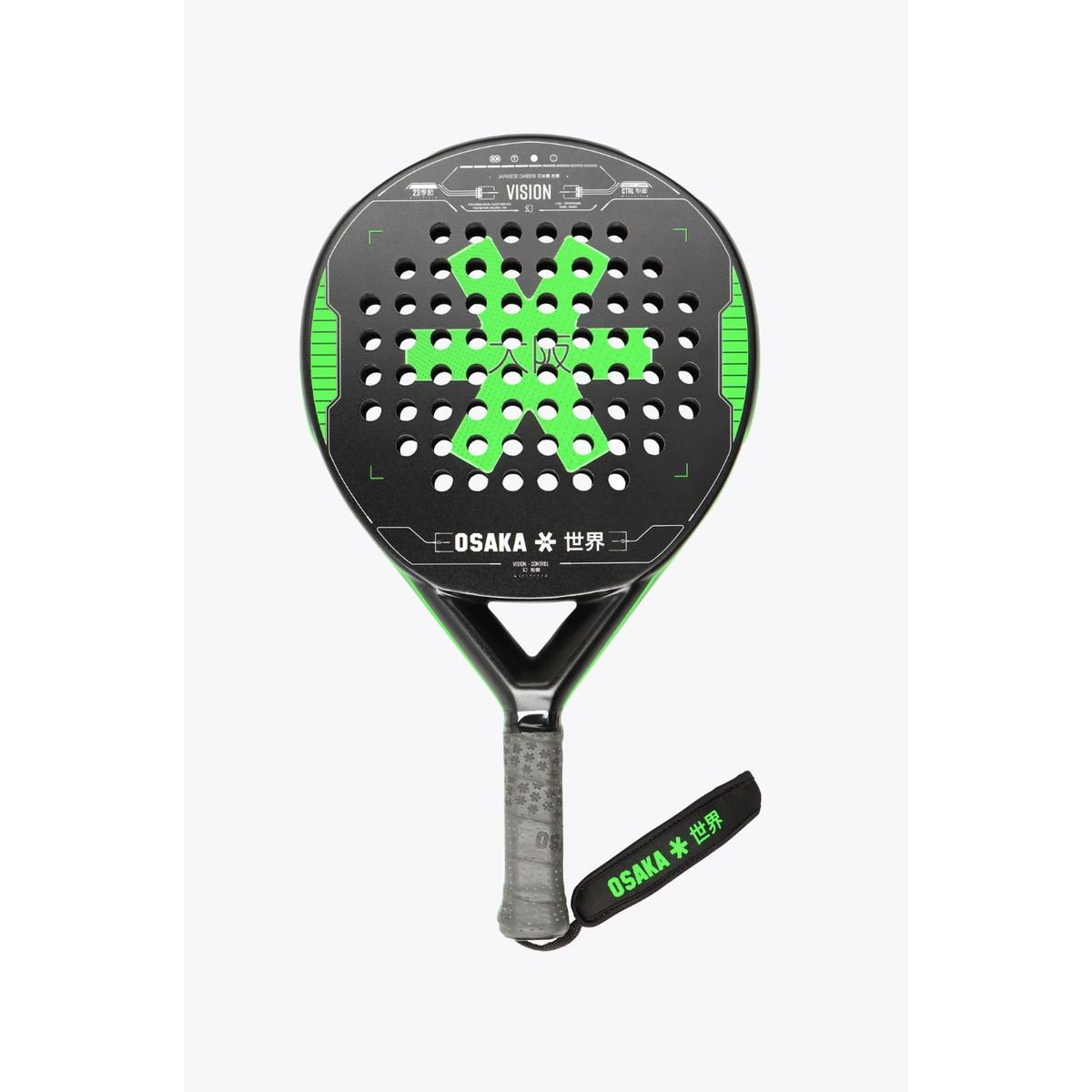 Osaka Vision Control 2023 Padelbat (Iconic Black)