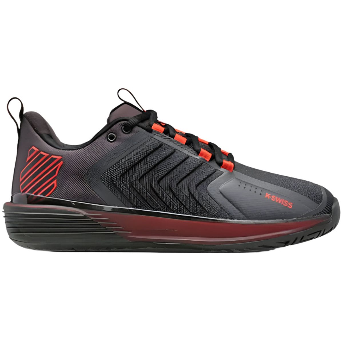 K-Swiss Ultrashot 3 (Asphalt/Jet Black/Spicy Orange) - 44