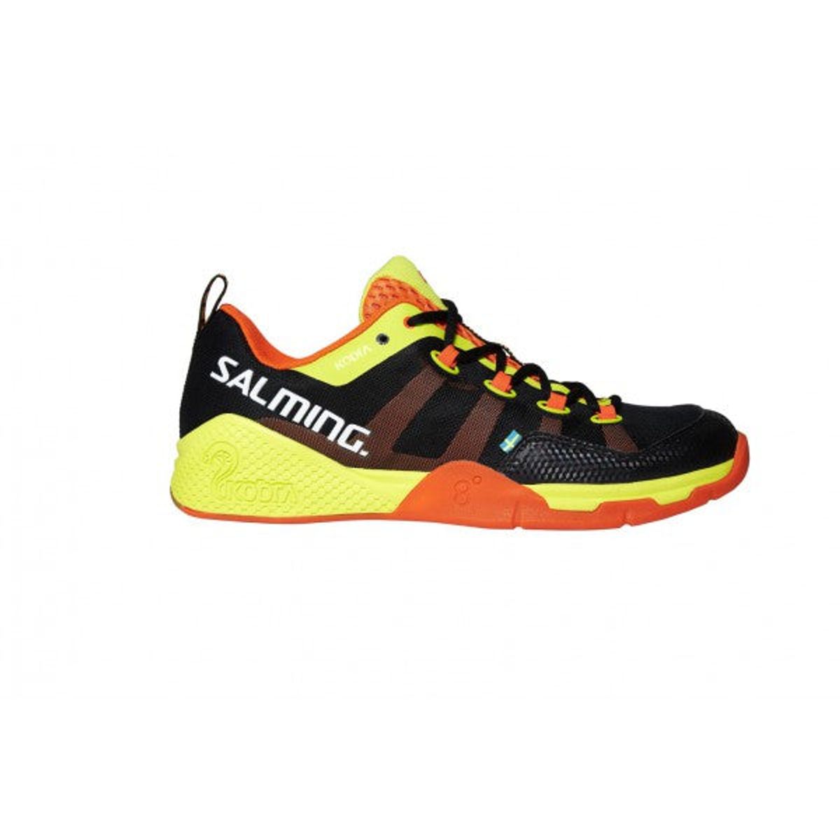 Salming Kobra Squash Shoe (Black-Shockorange) - 42