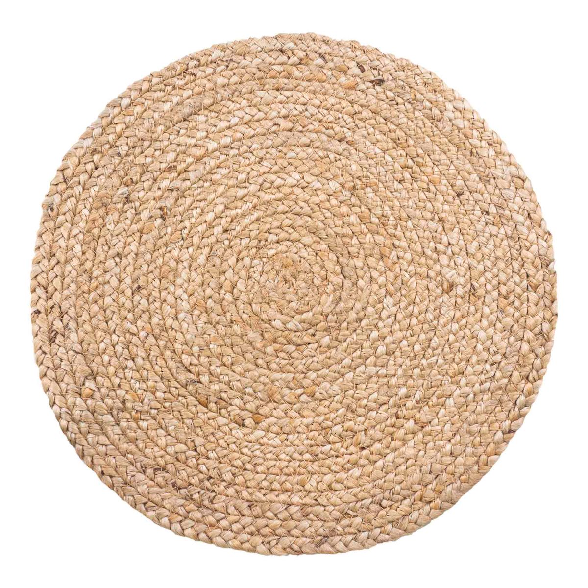 Bombay Dækkeservietter, Sæt Af 4 - Dækkeservietter, Flettet Jute, Natur Ø38 Cm, Sæt Af 4