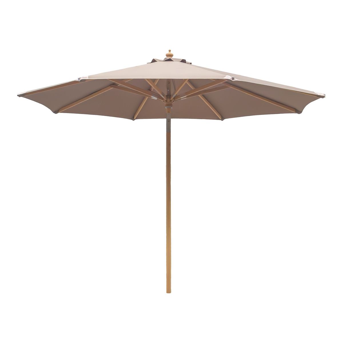 Austin Parasol - Parasol Med Tilt, Træstok, Sand, Ø300 Cm