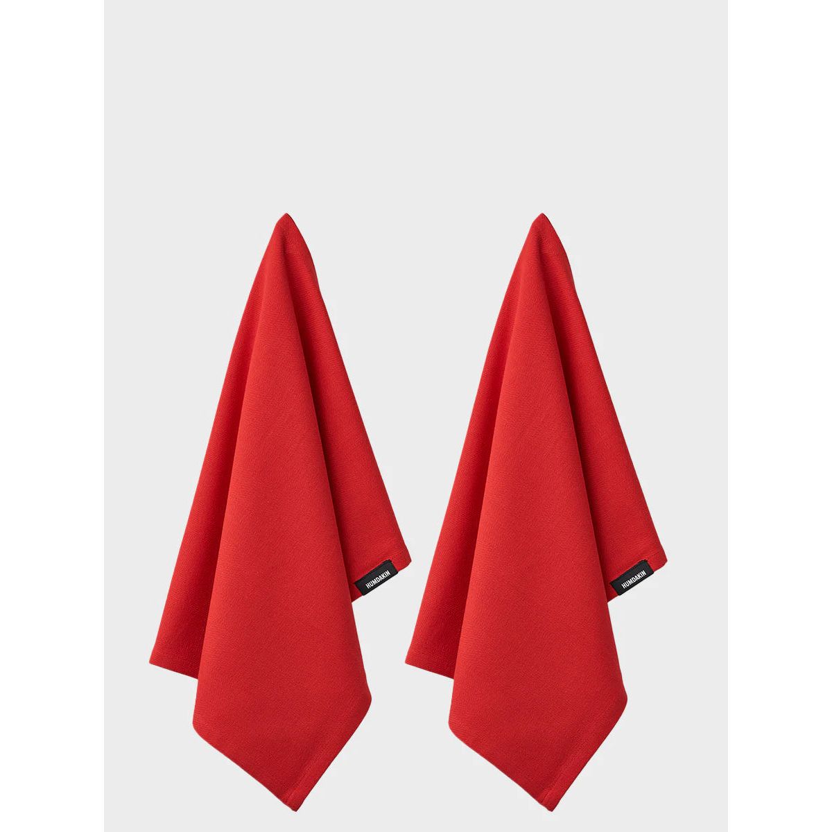 Humdakin - Organic Tea Towel - 2 pack - Rushing Red