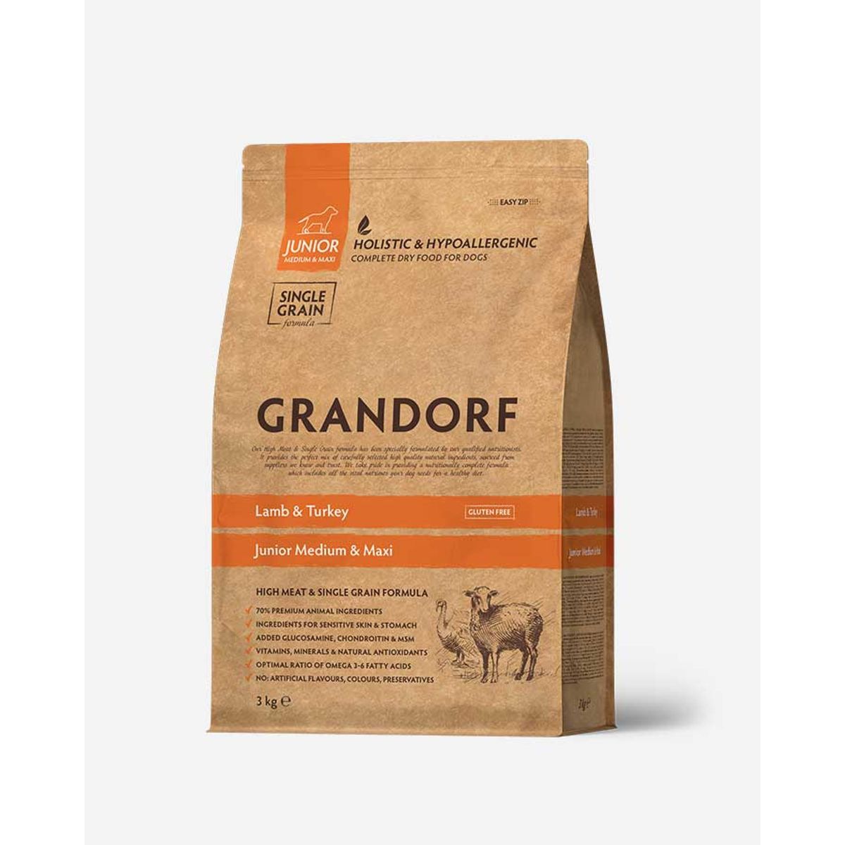 Grandorf Junior - Lam og Kalkun - 3kg