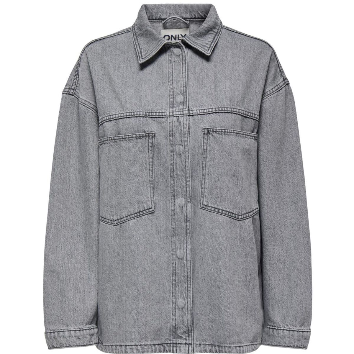 ONLY Dame Skjorte ONLEMMIE - Medium Grey Denim