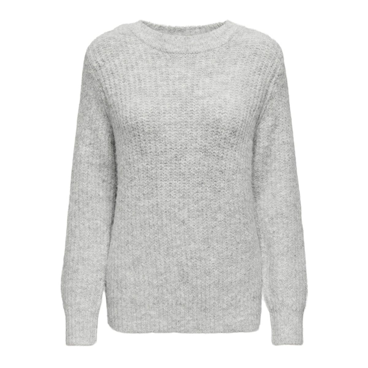 ONLY dame strik ONLMAGGIE - Light Grey Melange