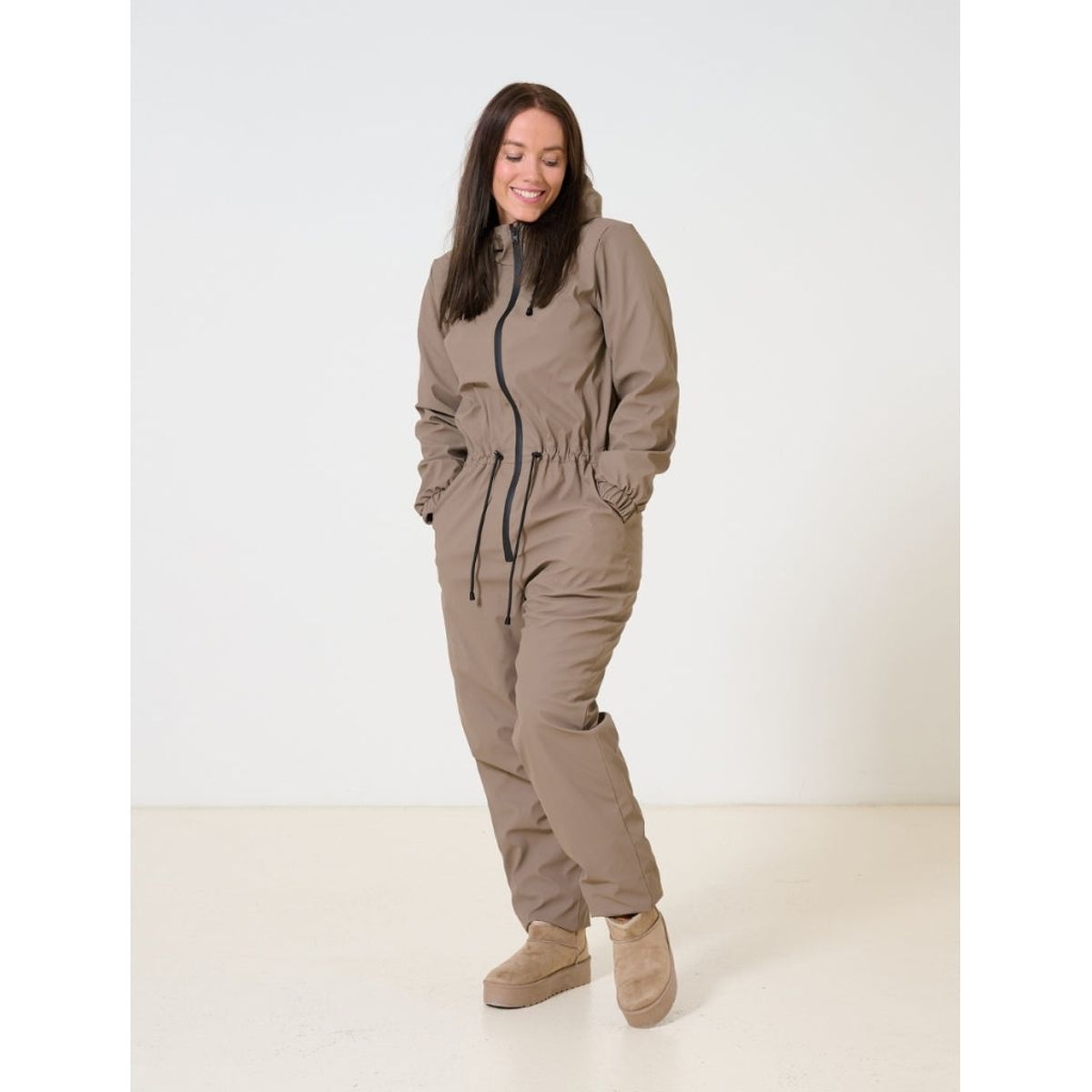 ONLY dame padded rainsuit ONLPHILIPPA - Walnut