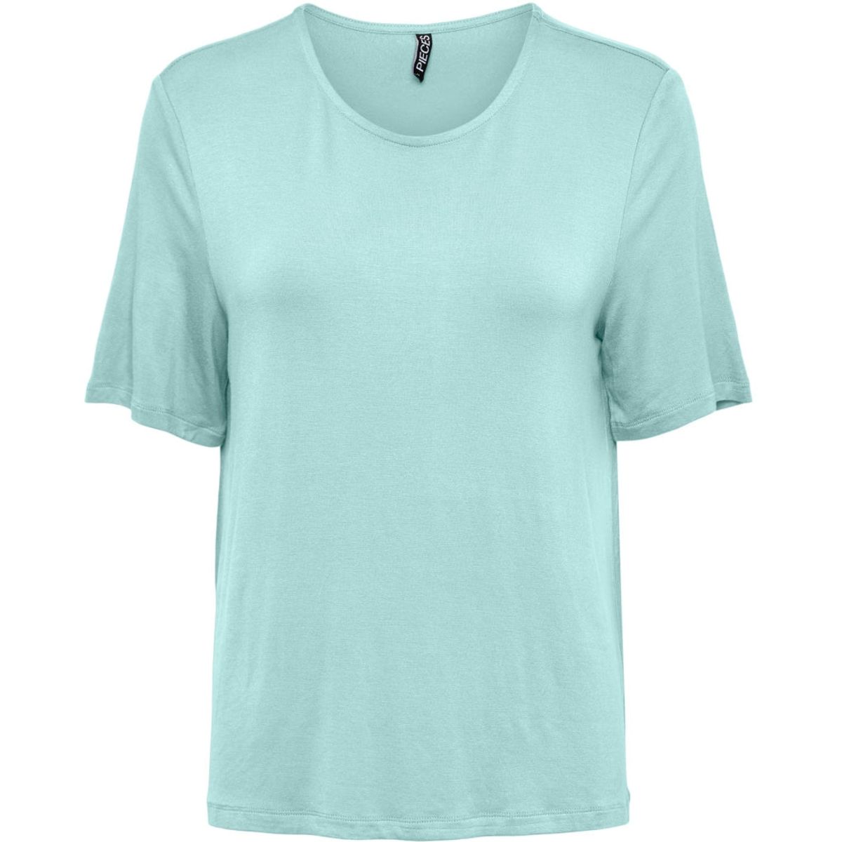 PIECES dame t-shirt PCMIKELA - Bleached Aqua