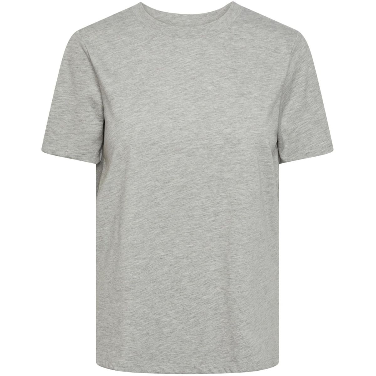 PIECES dame t-shirt PCRIA - Light Grey Melange