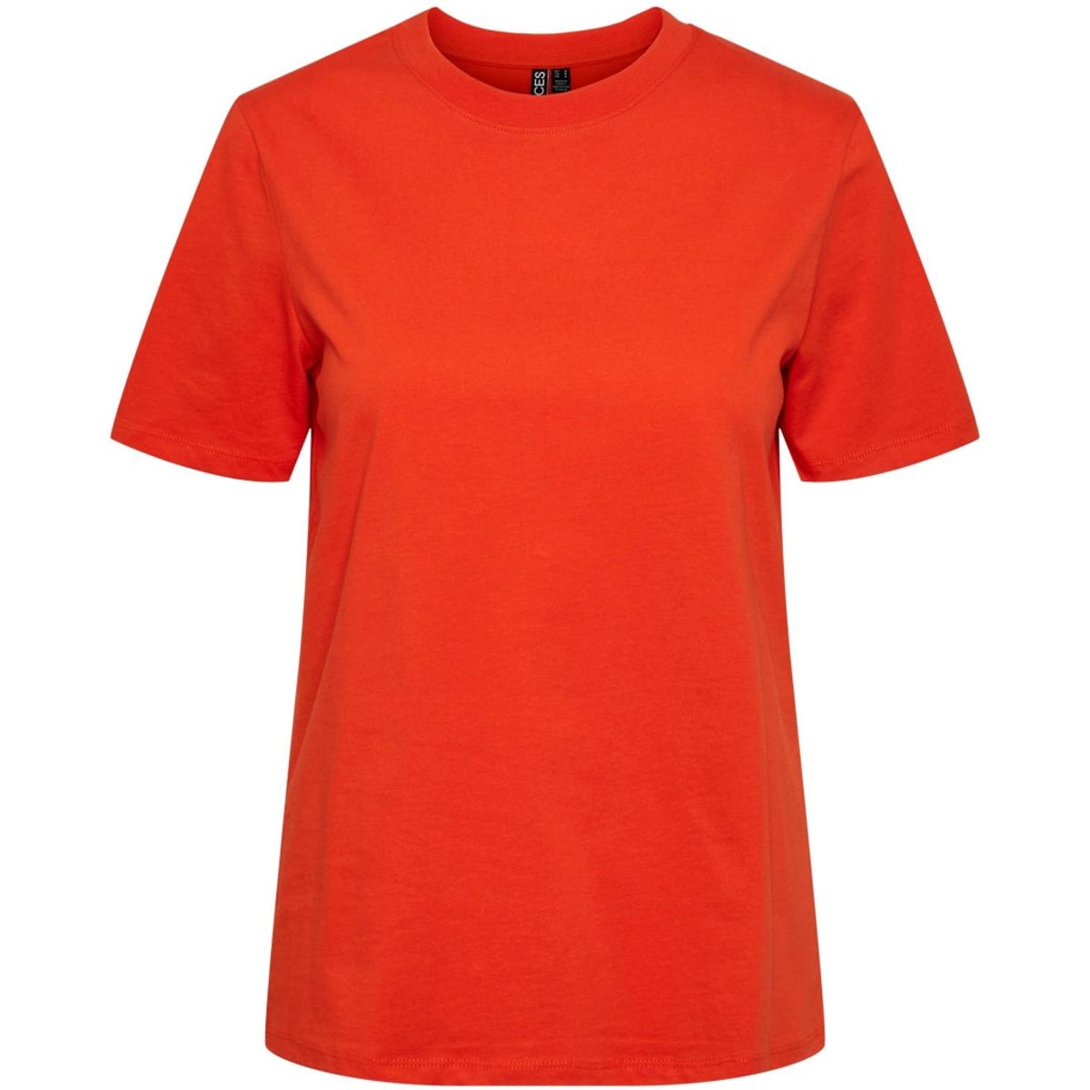 PIECES dame t-shirt PCRIA - Tangerine Tango