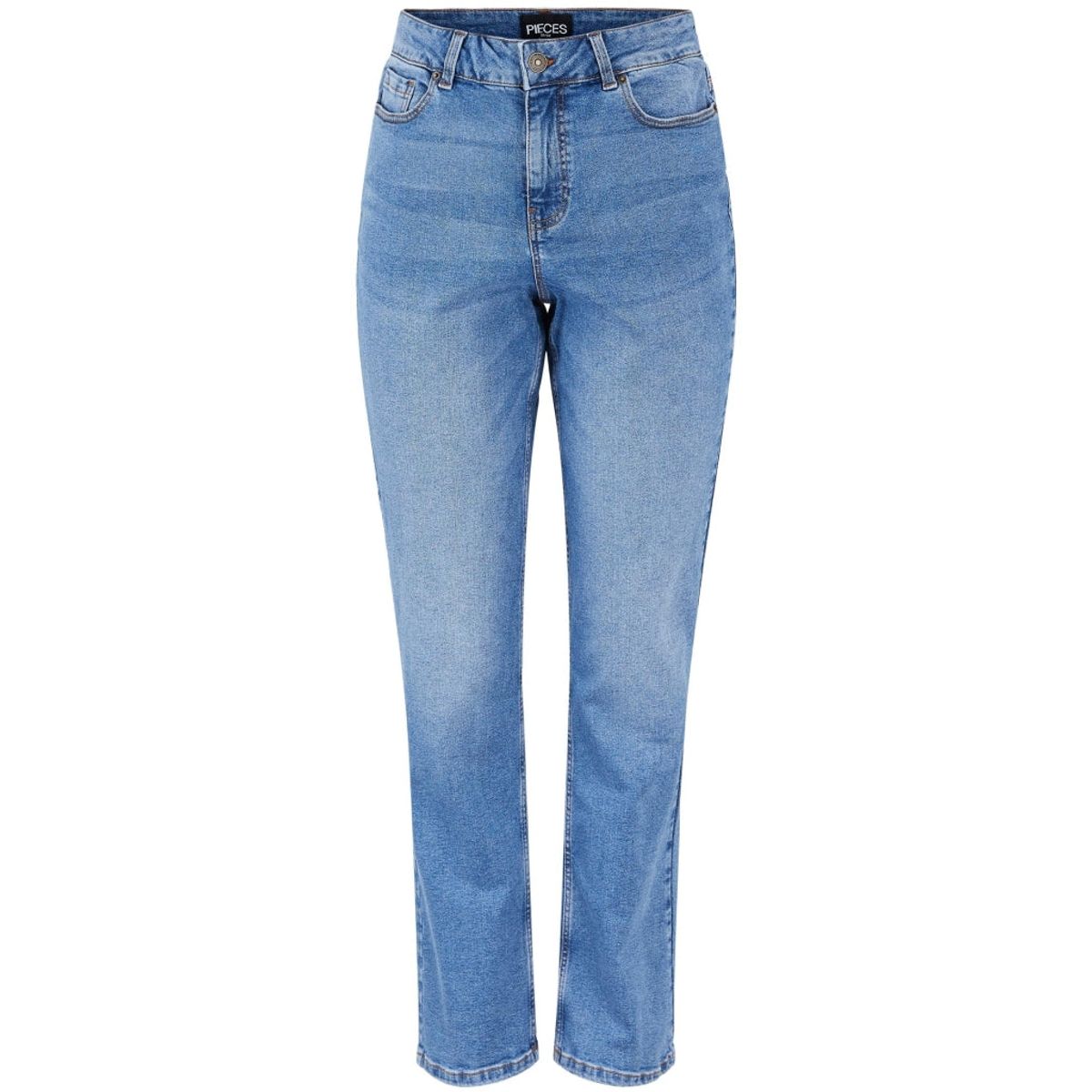 PIECES dame jeans PCLUNA - Medium blue denim