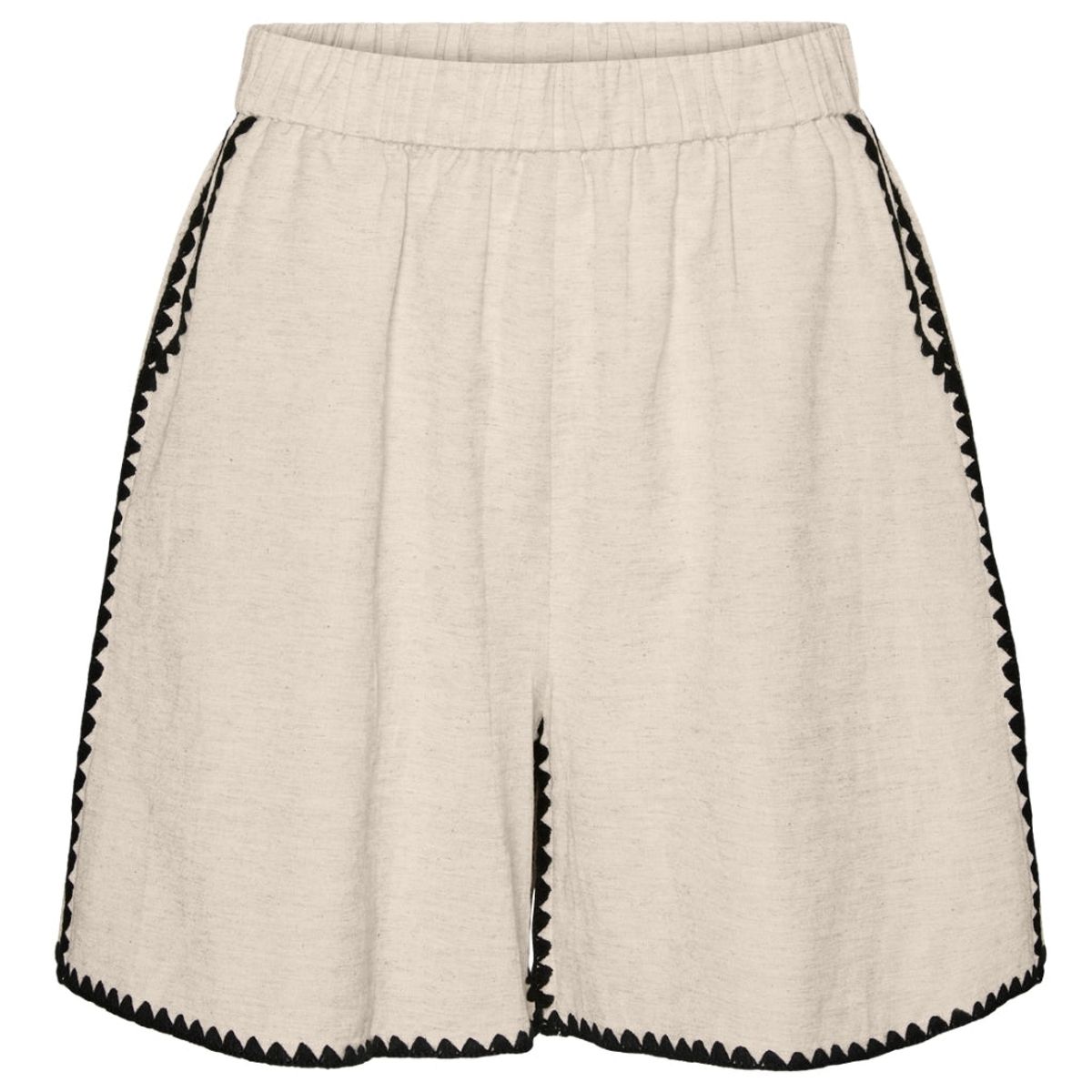 VERO MODA dame shorts VMNADIA - Birch CONTRAST