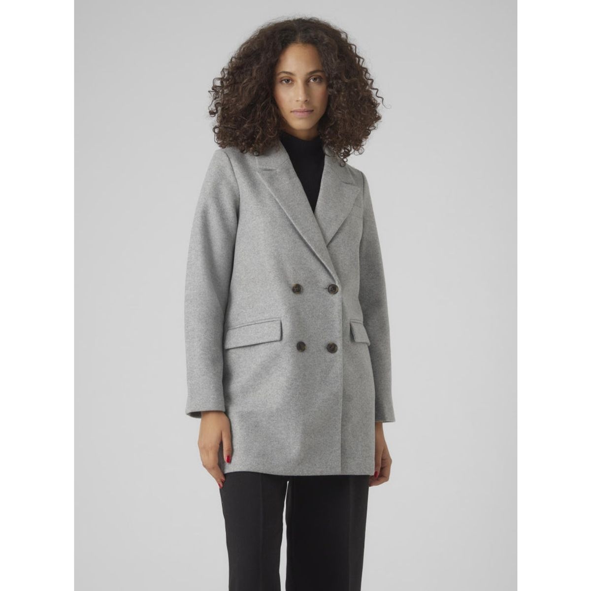 Vero Moda dame jakke VMVINCEAURA - Light Grey Melange