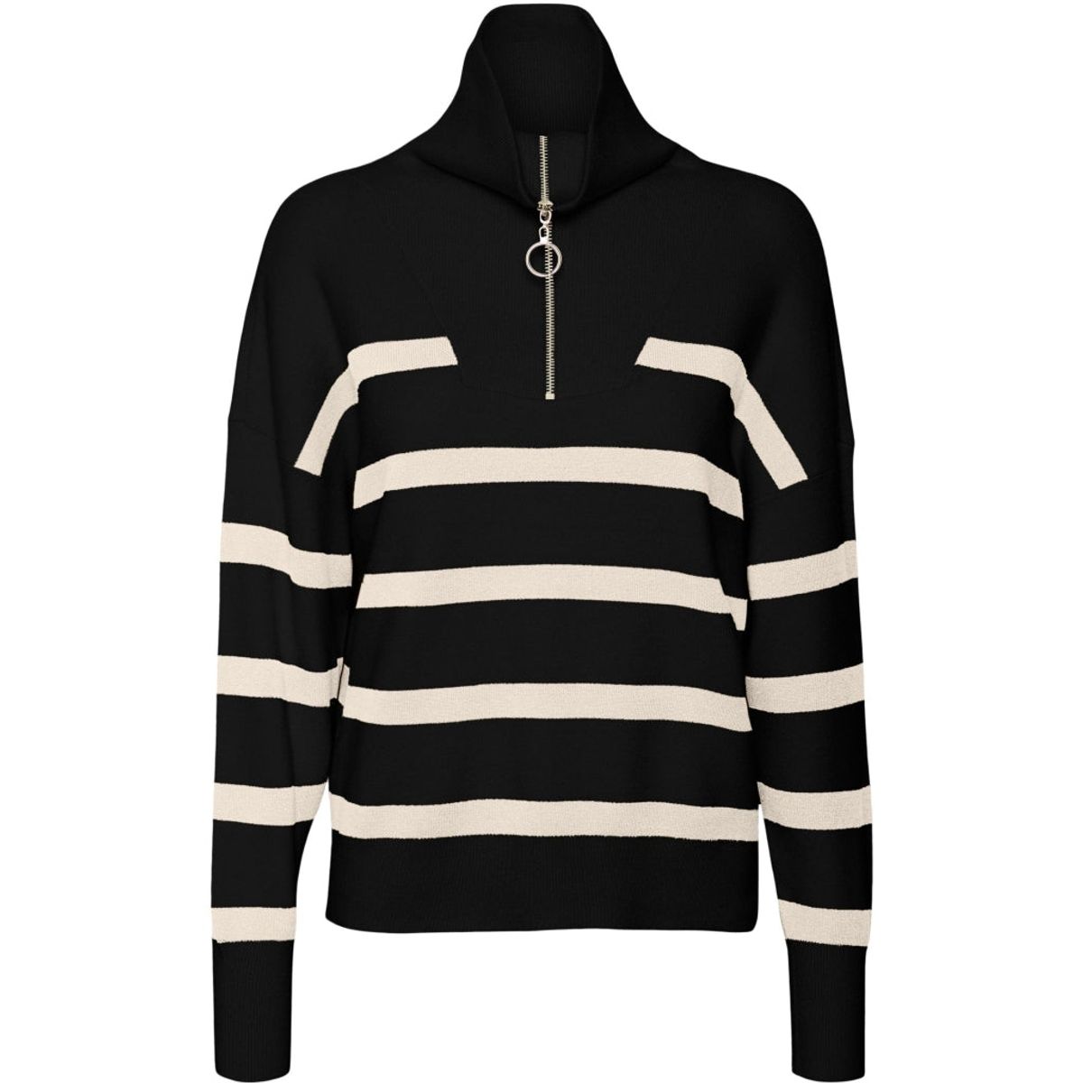 Vero Moda highneck VMSABA - Black BIRCH