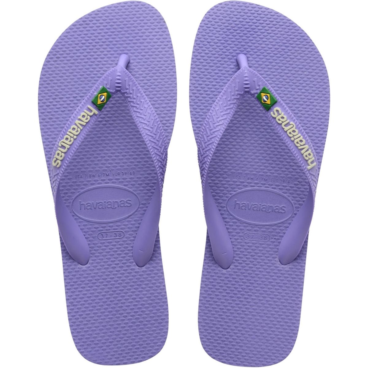 Havaianas Slippers Unisex Brazil Logo 4110850 - Purple Paisley9053