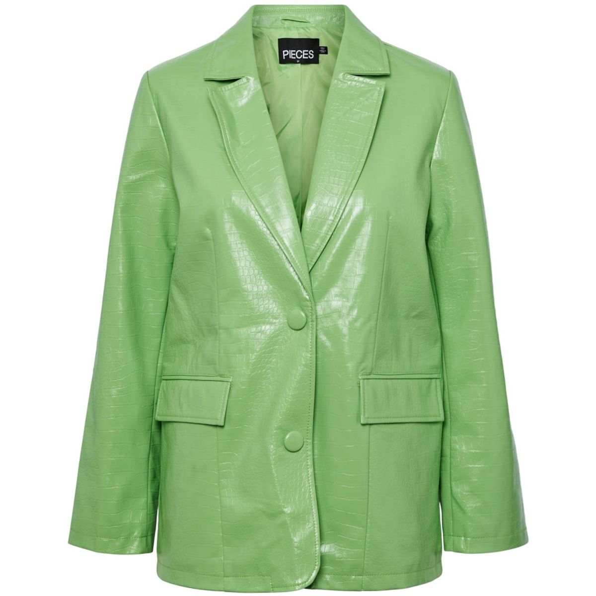 PIECES X DITTE ESTRUP PCAPRIL LS BLAZER D2D - Daiquiri Green