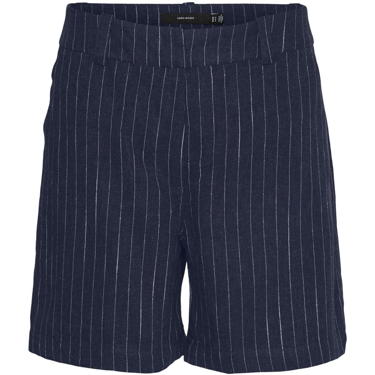 Vero Moda dame shorts VMVERHERA - Navy Blazer Snow White Pinstripes