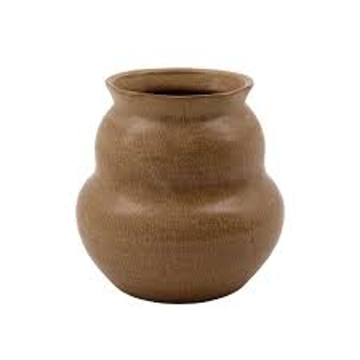 House Doctor - Vase, HDJuno, Camel - h: 15 cm, dia: 15 cm / Camel