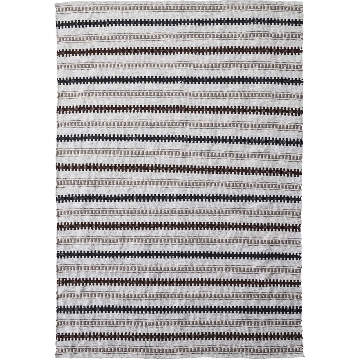 Tæppe, HDTerra, Lysegrå - Light grey / Recycled polyester / l: 200 cm, w: 140 cm