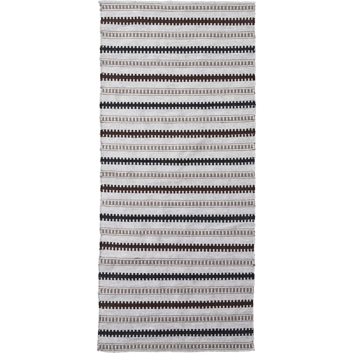 Tæppe, HDTerra, Lysegrå - Light grey / Recycled polyester / l: 200 cm, w: 90 cm