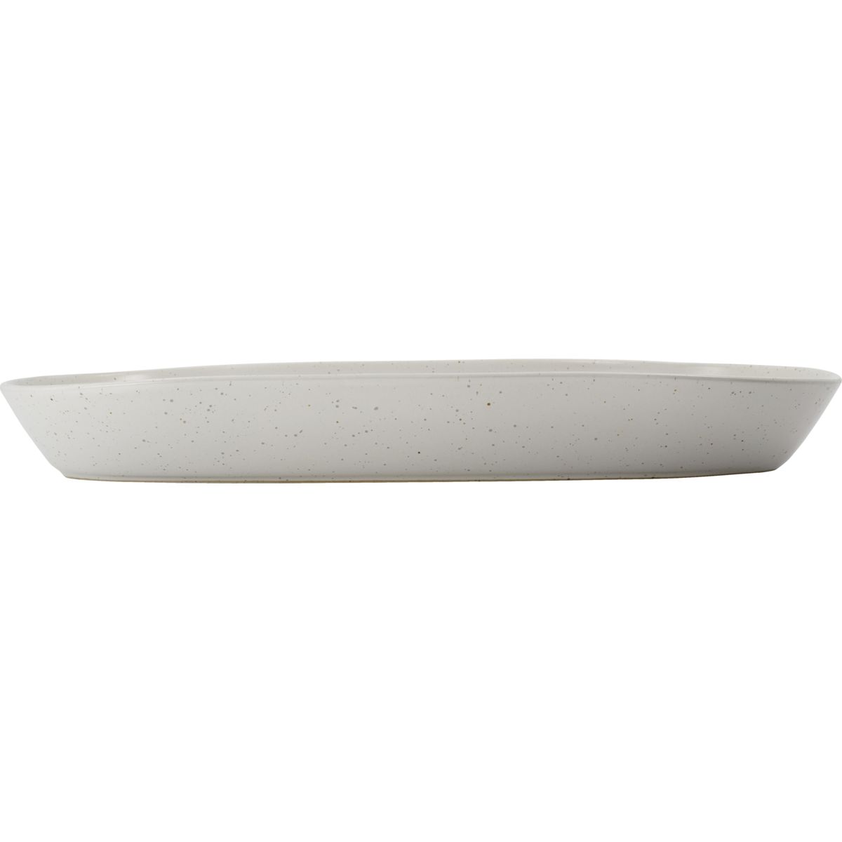 Serveringsfad, HDPion, Grå;Hvid - Grey/White / Stoneware / l: 38 cm, w: 19 cm, h: 4.5 cm