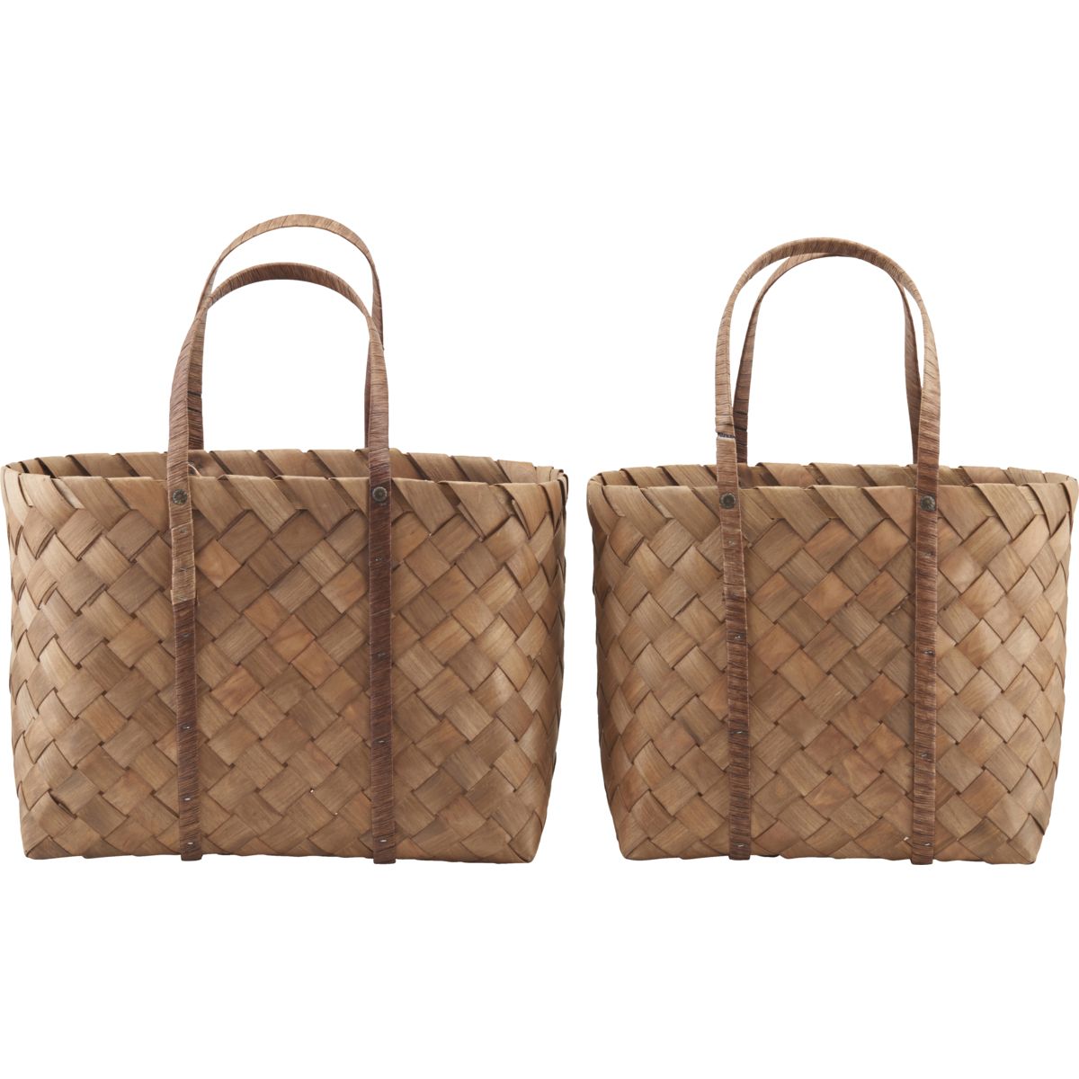 Taske, HDBeach, Brun - Brown / Pine , Paper / S:, l: 40 cm, w: 20 cm, h: 30 cm, L:, l: 50 cm, w: 22 cm, h: