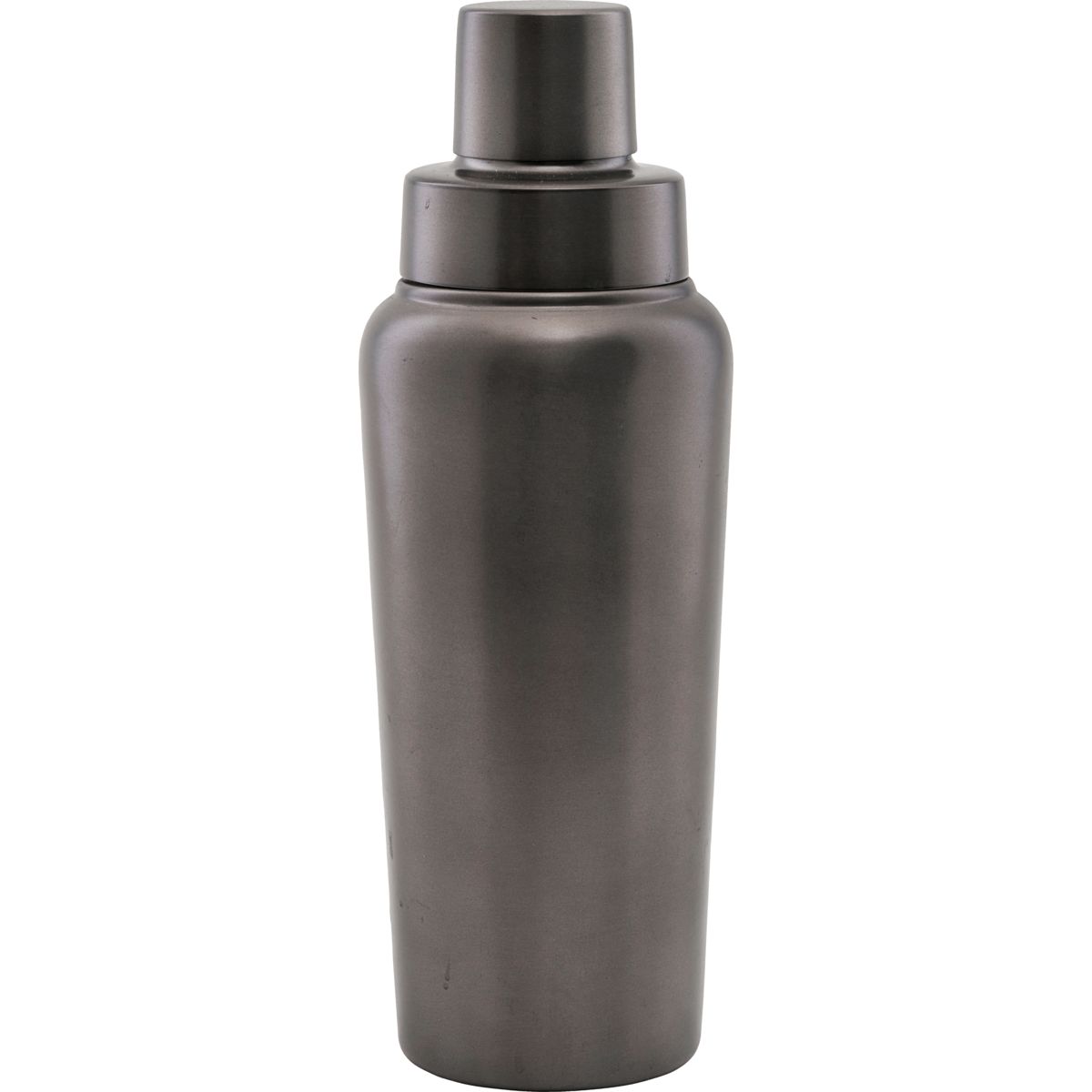 Shaker, HDGrunge, Gunmetal - Gunmetal / Stainless steel AISI 204CU / h: 24.5 cm, dia: 8.5 cm