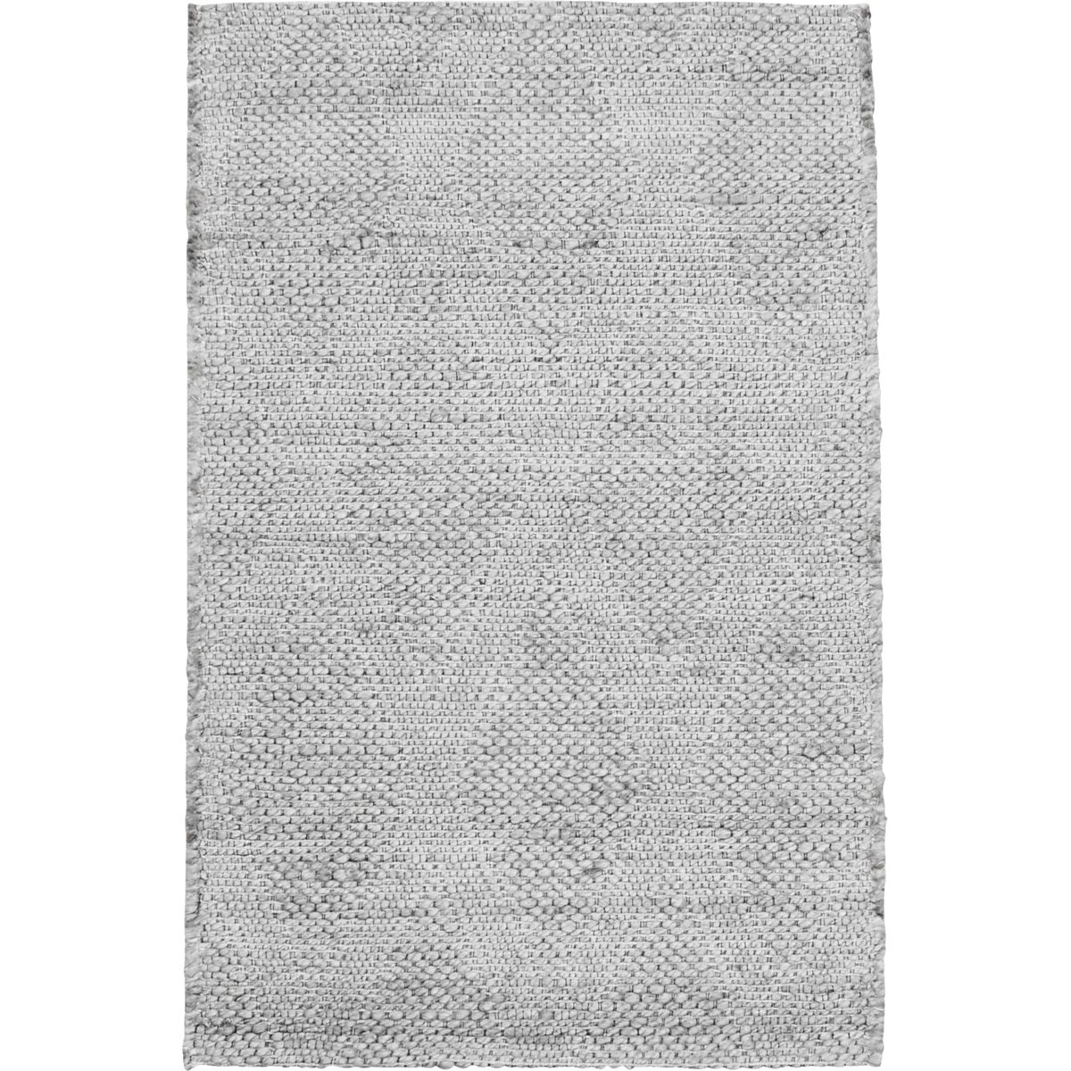 Tæppe, HDMara, Grå - Grey / Jute , Latex , Cotton