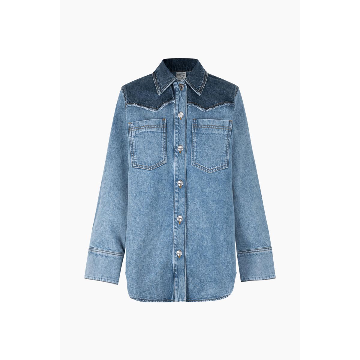 Mati Shirt - Medio Blue Denim - Baum und Pferdgarten - Blå L