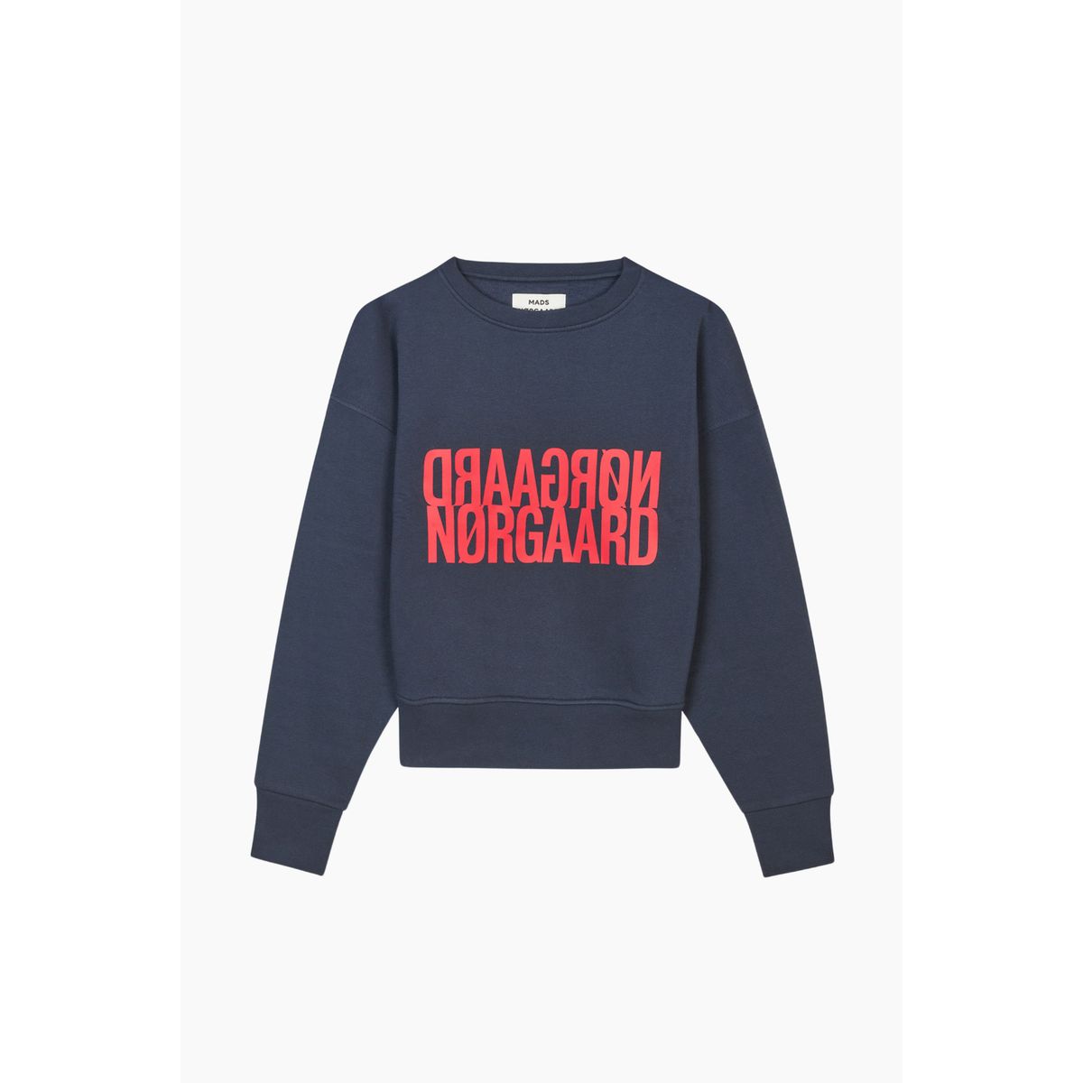 Organic Sweat Tilvina Sweatshirt - Parisian Night - Mads Nørgaard - Blå L