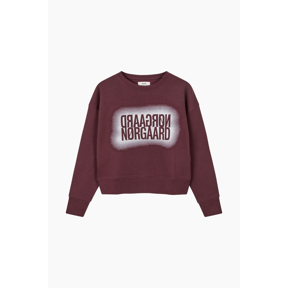 Organic Sweat Tilvina Sweatshirt - Sassafras - Mads Nørgaard - Bordeaux XL