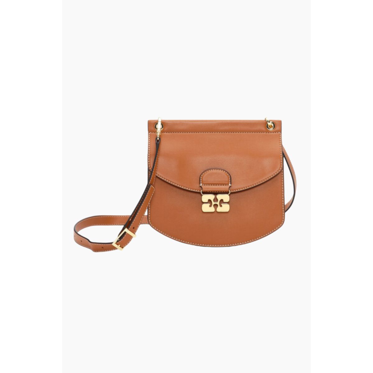 Apo-G Bag Small A6448 - Caramel Café - GANNI - Brun One Size