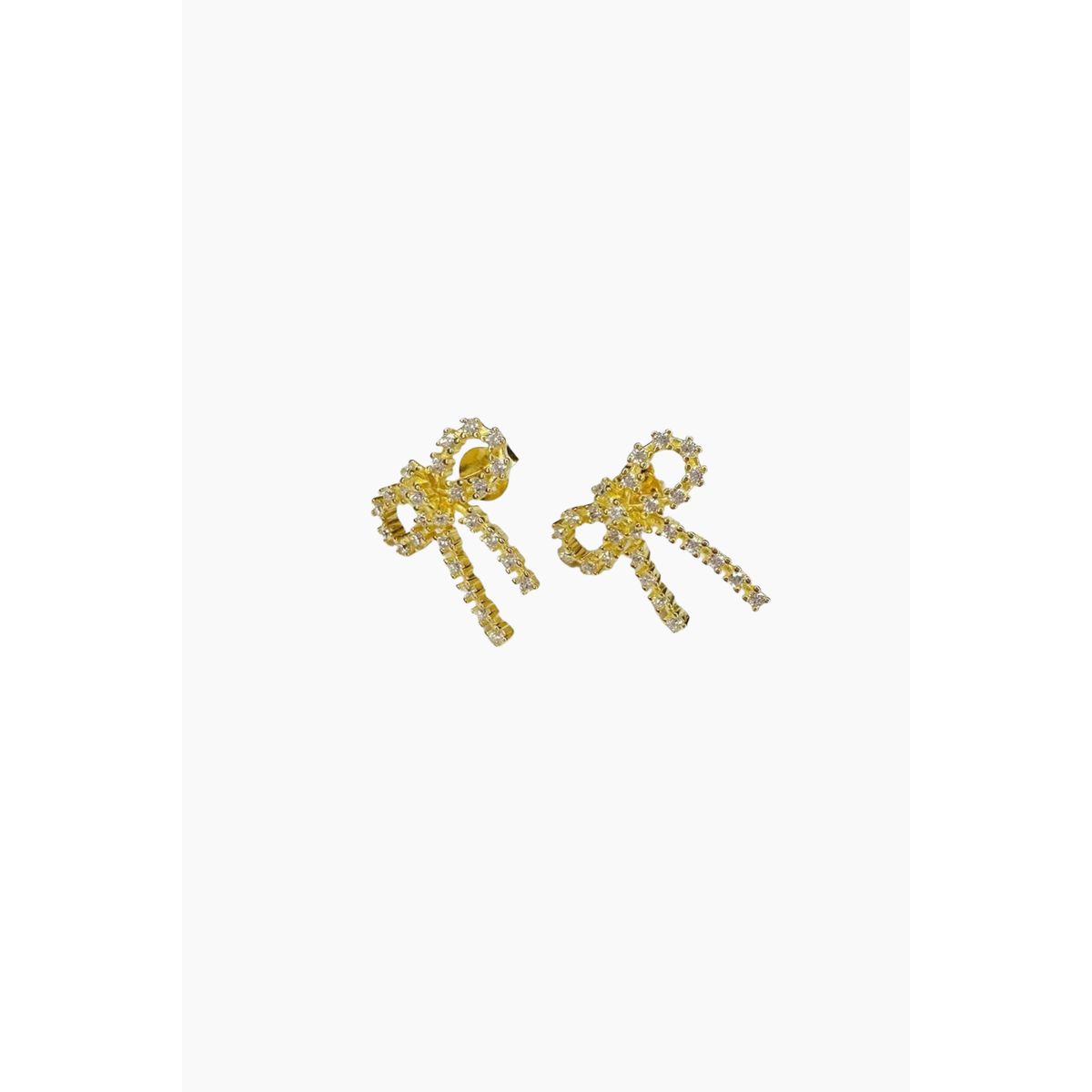 Arco Mini Crystal Studs - Goldplated - Pico - Guld One Size