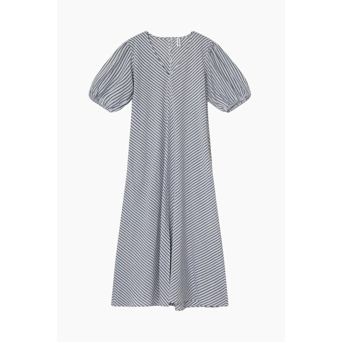 BellatriksRS Long Dress - Blue Stripe - Résumé - Stribet L