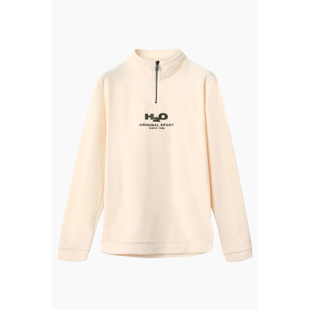 Blåvand II Fleece Half Zip - Chalk - H2O - Hvid L