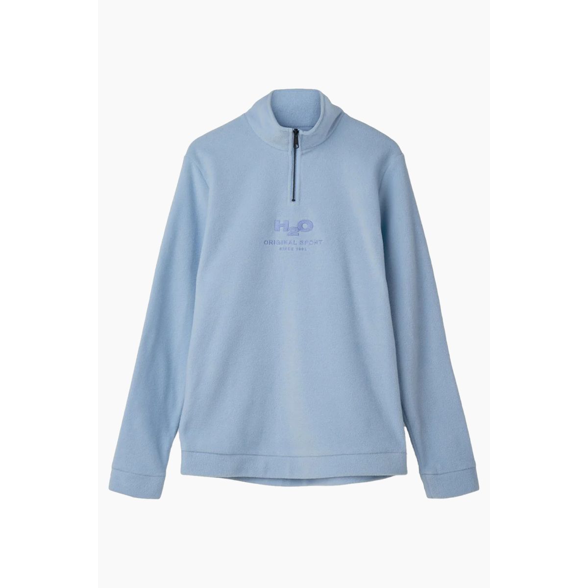 Blåvand II Fleece Half Zip - Baby Blue - H2O - Blå M