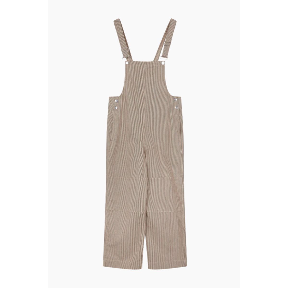 Bromi Finn Overalls - Partridge/Whitecap Gray - Mads Nørgaard - Stribet S