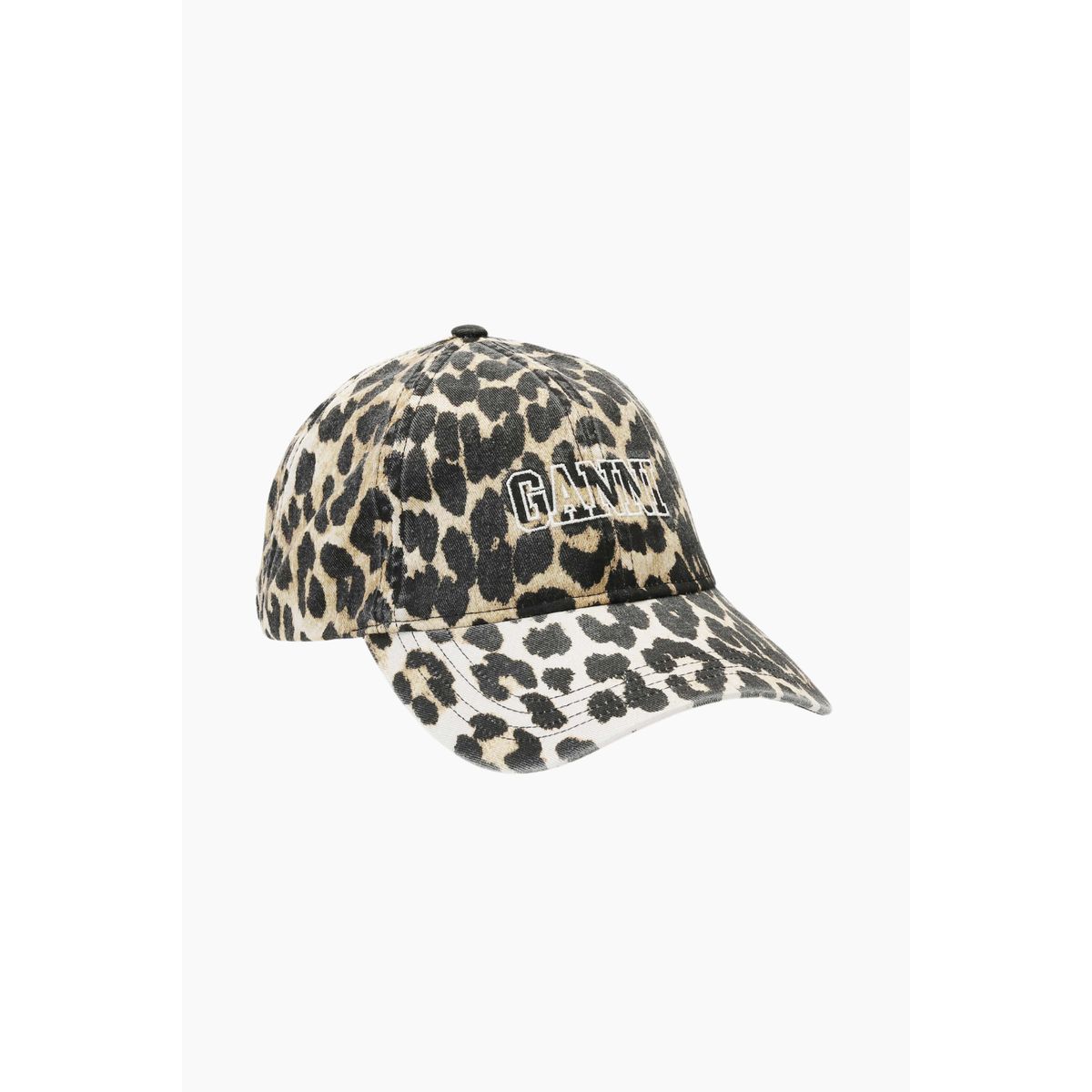 Cap Hat Print A6303 - Leopard - GANNI - Leopard One Size