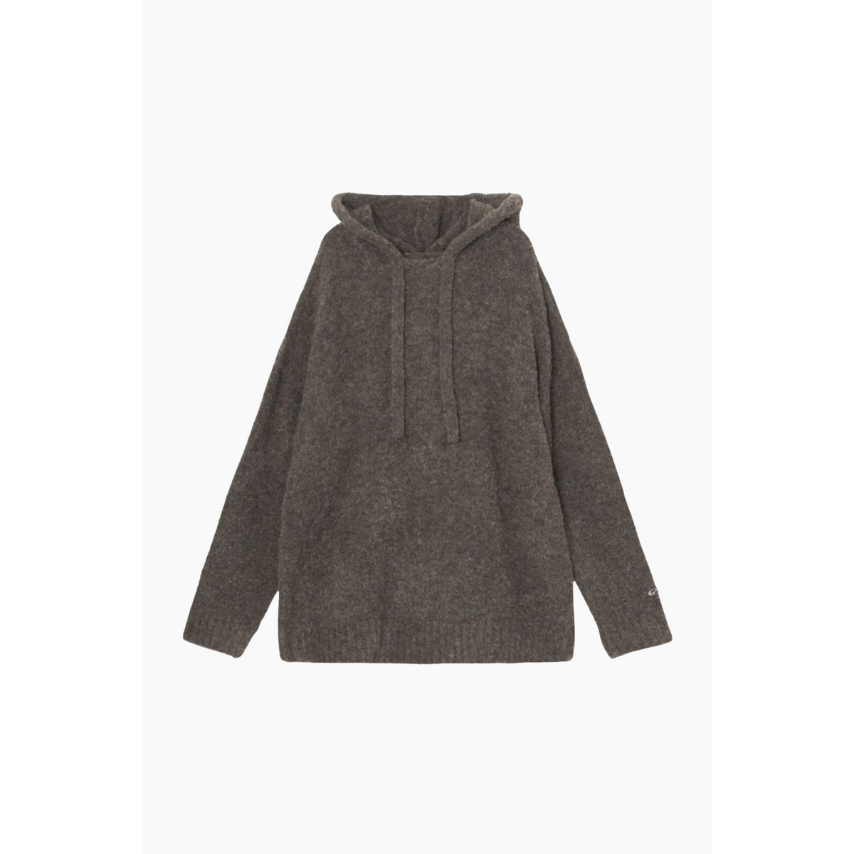 Charliers Knit Hoodie - Asphalt - Résumé - Grå S